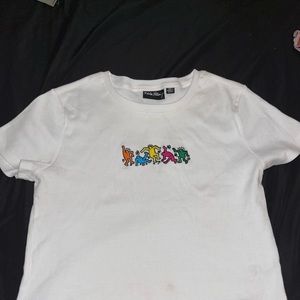 Keith herraing crop top